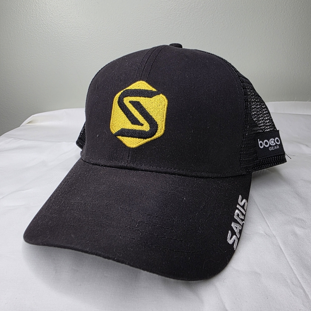 Black and Yellow Saris Boco Gear Snapback Hat